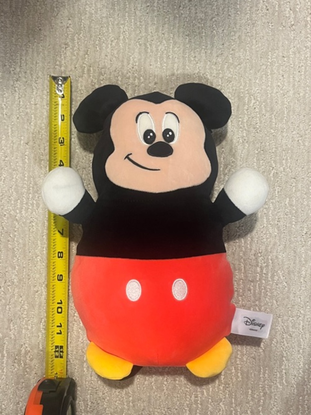 Disney Mickey Mouse Plush - Black, Red, Yellow, White